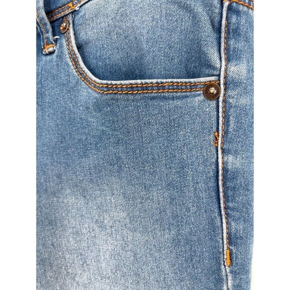 Free People High Rise Stretch Skinny Jeans Light Blue Wash Size 28 - Picture 5 of 12